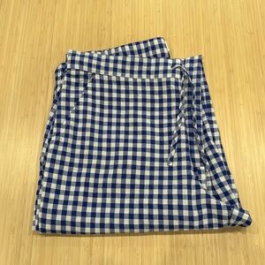 COPY - Sonderhaus Gingham Perfect Pants, Blue, S